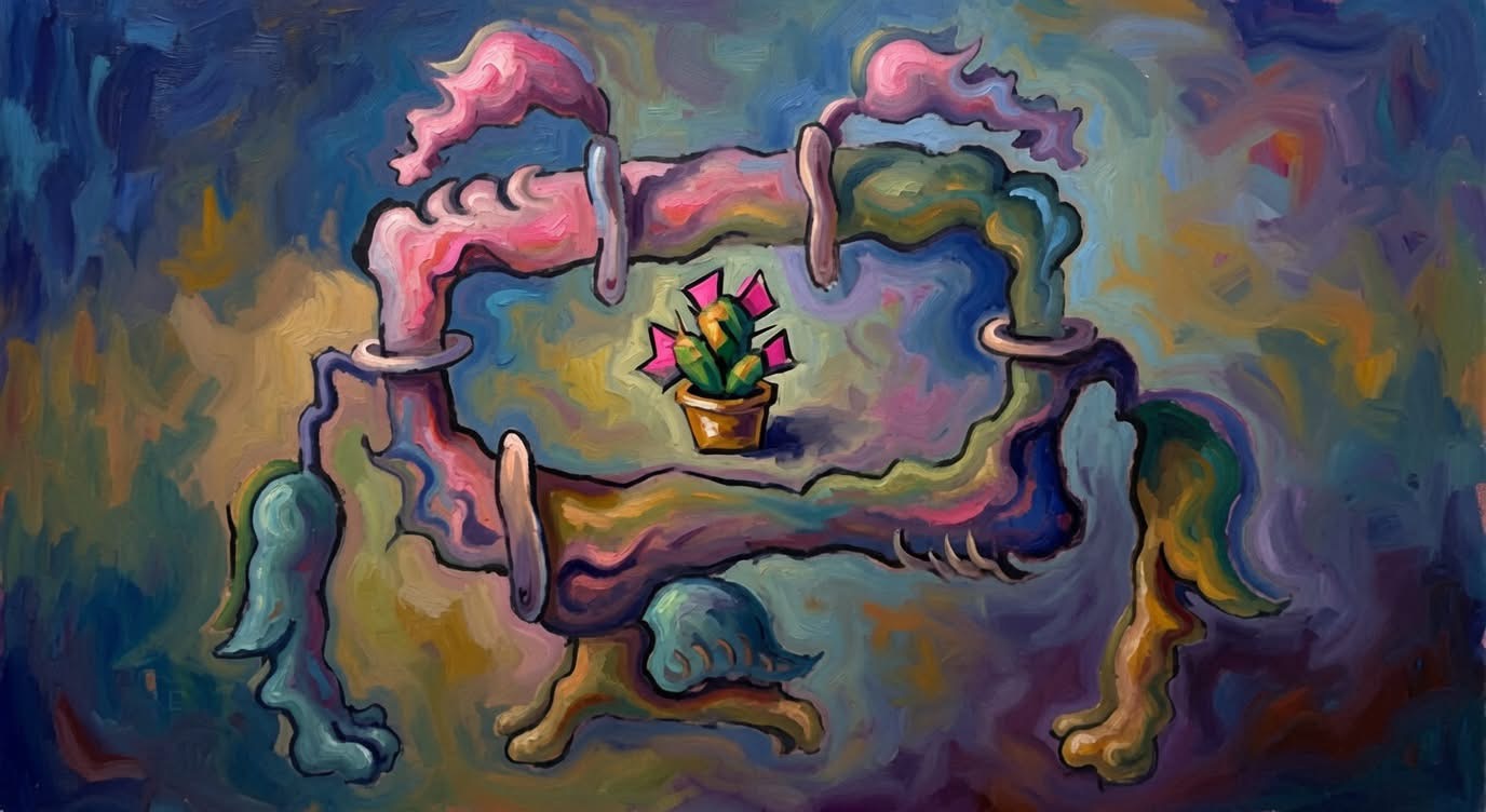 Creature with Cactus